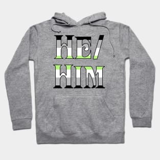 Agender He/Him Hoodie